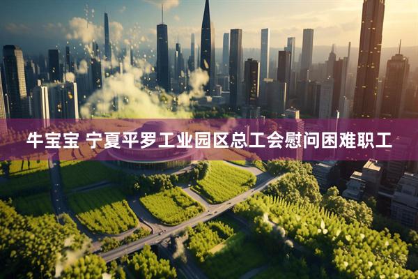 牛宝宝 宁夏平罗工业园区总工会慰问困难职工