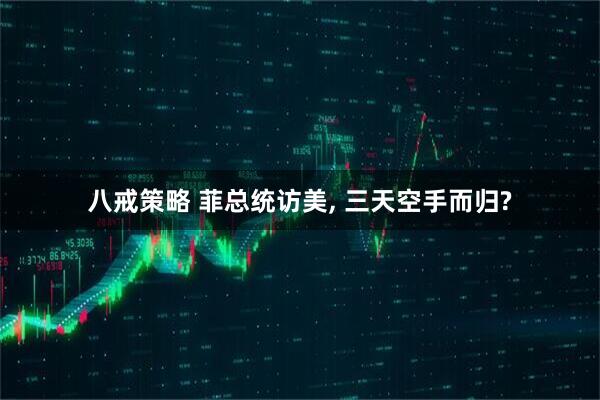 八戒策略 菲总统访美, 三天空手而归?