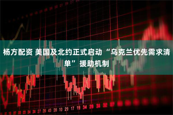 杨方配资 美国及北约正式启动 “乌克兰优先需求清单” 援助机制