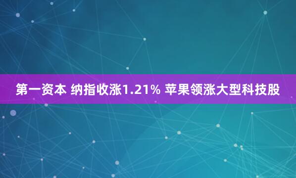 第一资本 纳指收涨1.21% 苹果领涨大型科技股