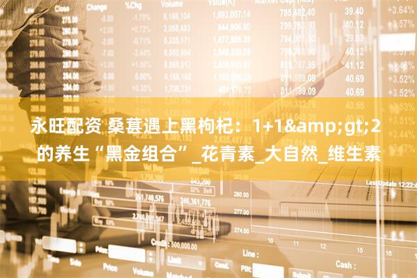 永旺配资 桑葚遇上黑枸杞：1+1&gt;2 的养生“黑金组合”_花青素_大自然_维生素