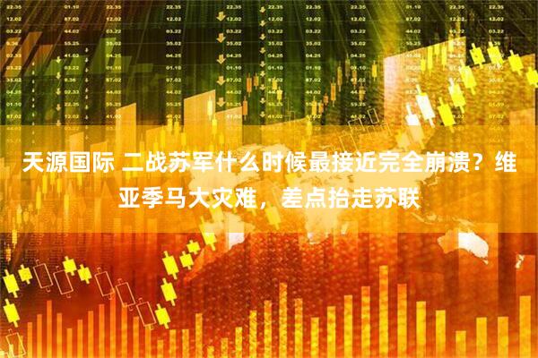 天源国际 二战苏军什么时候最接近完全崩溃？维亚季马大灾难，差点抬走苏联